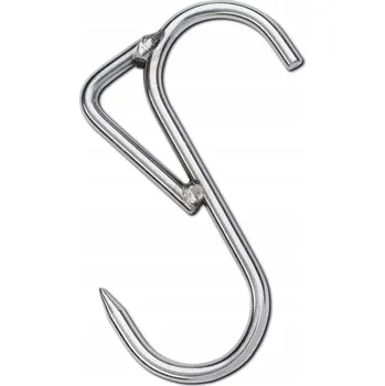 Vrták Hák s okem pro navijáky, nerezová ocel 160x8mm\ do 100 kg LANDIG