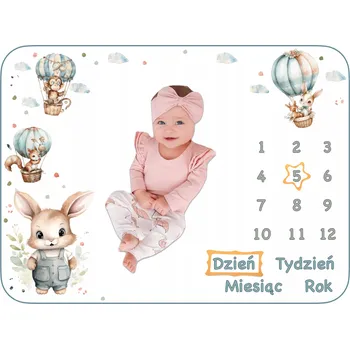 Obraz PODLOŽKA NA FOCENÍ DĚTÍ SE ZVÍŘÁTKY MĚKKÁ FOTO DEKA NA FOTKY 100x75cm