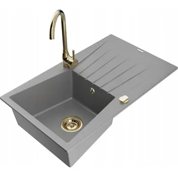 Granitový dřez Jednodřez Mexen Cesar granitový šedý
