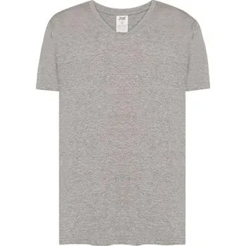 Pánské tričko Jhk Pánské tričko JHK270 Grey Melange S