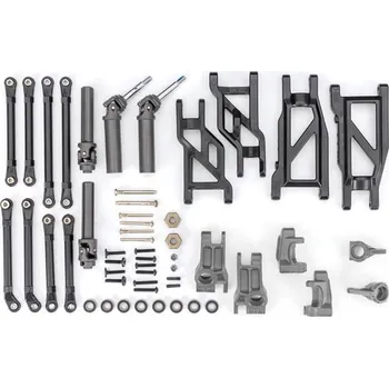 RC model Traxxas konverzní sada podvozku HD šedá (pro Rustler a Stampede) - TRA9180-GRAY