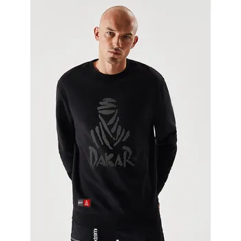 Moto dres Diverse extreme team - Rallye Dakar - mikina Jumper DKR crew 03 barva černá / šedá XL