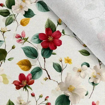 Teplákovina Takoy 150 cm mini květiny Leaf