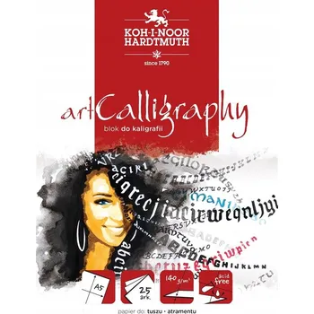 Kaligrafický blok A5, 25 listů, 140g/m2, kvalitní papír Lux pro kaligrafii