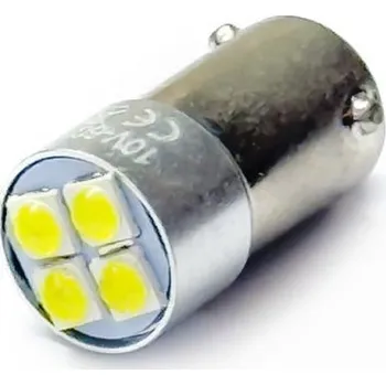 Autožárovka žárovka LED 12-24V 10W BAY9s čirá 4xSMD 3030