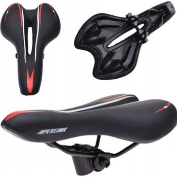 Sedlo na kolo SEDLO NA KOLO MTB ČERNO/ČERVENO/BÍLÉ