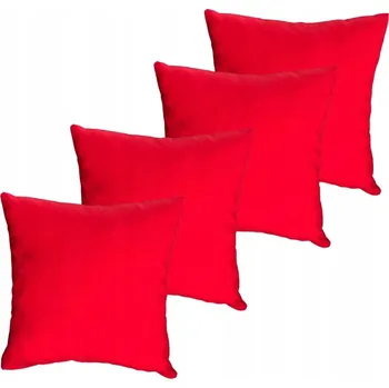 Polštář Dekorativní Polštář 50x50 cm Červený ks SADA