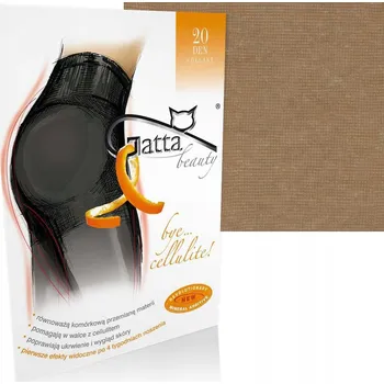 Dámské punčochy Punčocháče hladké Gatta Punčocháče Bye celulitida 20 den golden plus 20den béžová Golden velikost 5