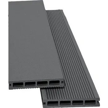 Terasové prkno Terasový profil UNVOC TMAVĚ ŠEDÁ (FSC 100%) 23 x 146 x 4000 mm