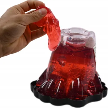 Modelovací hmota VULKÁN SLIME SLIZ MODELOVACÍ HMOTA SENSORICKÁ ŽELÉ RŮZNÉ BARVY