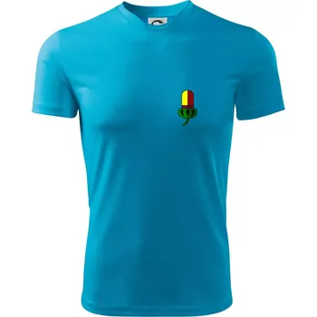 Chlapecké tričko Prší - Žaludy - Dětské triko sportovní (dresovina) - 122 cm/6 let ( Světlý tyrkys )