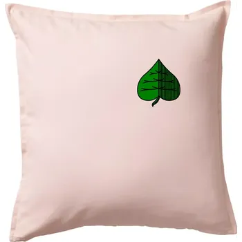 Polštář Prší - Zelený - Polštář 50x50 - 50x50 - Včetně výplně ( Světle růžová )