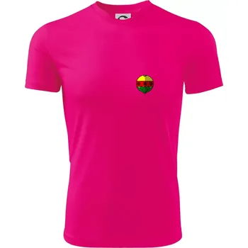 Prší - Kule - Dětské triko sportovní (dresovina) - 158 cm/12 let ( Neon Pink )
