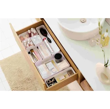 Úložný box Organizér do zásuvek "Compact", bílá, 40 x 6 x 10 cm, SMARTSTORE 19410