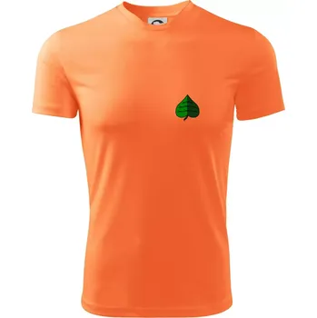 Chlapecké tričko Prší - Zelený - Dětské triko sportovní (dresovina) - 146 cm/10 let ( Neon mandarine )