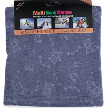 Nákrčník Dětský nákrčník mikroplyš, barva 3 modrá jemná