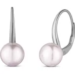 JVD Dámské klasické stříbrné náušnice s perlami SVLE3420XD2P105