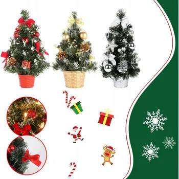 Vánoční stromek Umělý vánoční stromek zdobený mini vánoční dekorací 40 cm