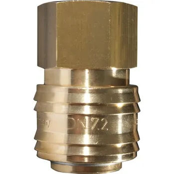 Příslušenství ke kompresoru Pneumatická rychlospojka s vnitřním závitem 1/2'' mosazná spojka RECTUS