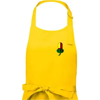 Kuchyňská zástěra Prší - Žaludy - Pánská zástěra na vaření - Univerzální velikost ( Žlutá )