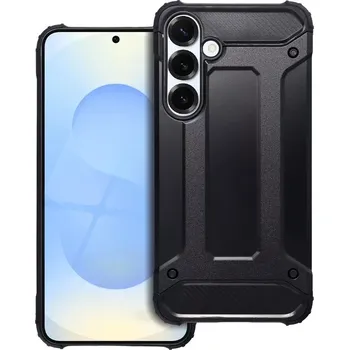 Pouzdro na mobilní telefon Odolné pouzdro Armor Samsung Galaxy S25 Plus – černé (Odolné pouzdro Armor pro Samsung Galaxy S25 Plus – hybridní konstrukce, zesílené rohy a ochrana displeje)