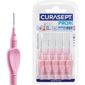 Dentální hygiena CURASEPT PROXI P07 světle růžové mezizubní kartáčky 5 ks
