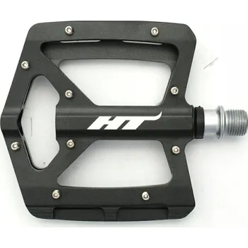 Pedál na kolo Platformové pedály HT AN06 černé