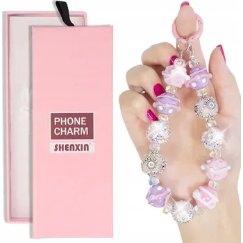 PŘÍVĚSEK CHARMS Závěs Quick Na Telefon Klíče Batohu BÍLÁ HVĚZDA