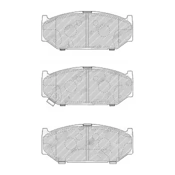 Brzdová destička Ferodo FDB4705 Sada brzdových destiček, kotoučové brzdy
