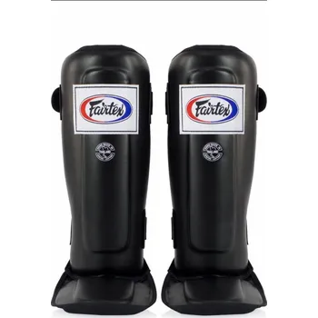 Chránič holeně pro bojový sport Chrániče holení na thajský box Fairtex SP3 - černé M