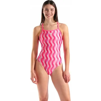 Dámské plavky Dámské jednodílné plavky na trénink do bazénu Arena Lightdrop D38