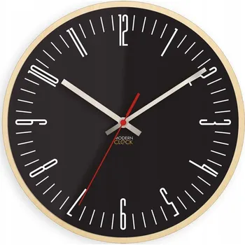 Hodiny Nástěnné hodiny ModernClock černé 30 cm