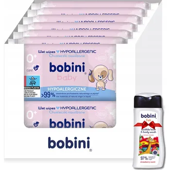 Dětská kosmetika Bobini Baby Vlhčené Ubrousky pro Děti 60x14 +
