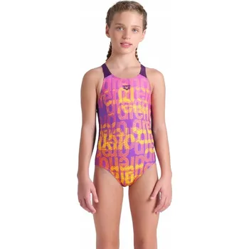 Dámské plavky Plavky Arena Multi Colours V-Back Fialové 164