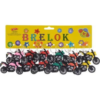 Klíčenka Motorka 6,5cm, gumová