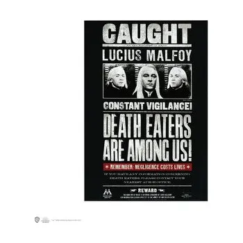 Zápisník Moriarty Art Project Sešit černý Lucius Malfoy vězeň, Harry Potter