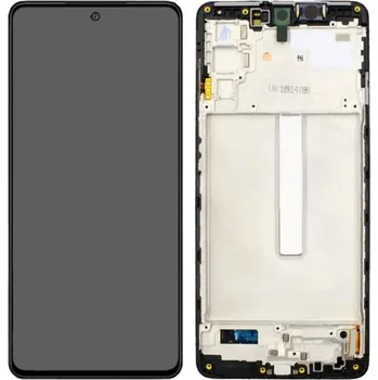 Přední kryt Samsung M526 Galaxy M52 5G Black černý LCD dotyková deska originál kvalita