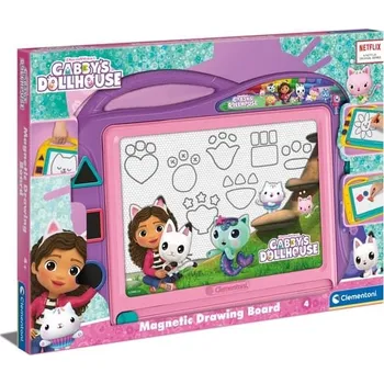 Magnetická kreslící tabulka Clementoni 18787 Gabby´s Dollhouse