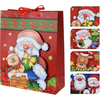 Koopman International b.v. Dárková taška 3D vánoční, malá (4 motivy)