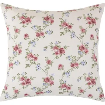 Povláček DITA Smetanová,Růžová,Zelená - 45x45 cm