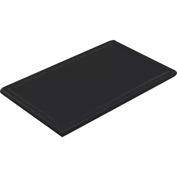 Kuchyňské prkénko Krájecí prkénko s rýhou a nožkami, GN 1/1, černé, výška 20 mm