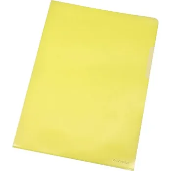 Q-Connect Zakl.obaly L QC - A4, 120 mic, matné, žluté, 10 ks