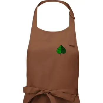 Kuchyňská zástěra Prší - Zelený - Dámská zástěra na vaření - Univerzální velikost ( Kakaová )