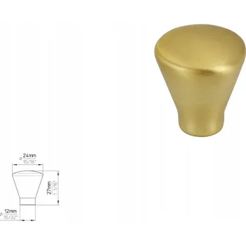 Nábytková úchytka SIRO 872-24ZN87, efekt kartáčovaného zlata