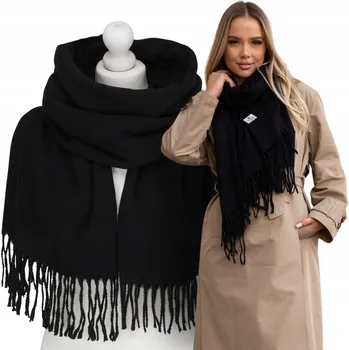 Šála Peterson šála černá 180 cm - dámská