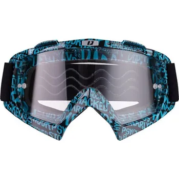 Motocyklové brýle IMX MUD GRAPHIC BLUE/BLACKbrýle - sklo CLEAR