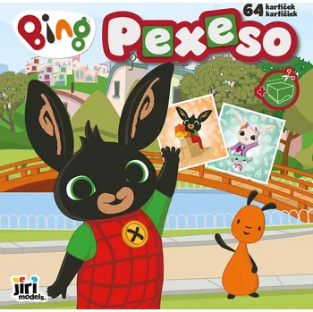 Pexeso JIRI MODELS Pexeso v sešitu králíček Bing s krabičkou a omalovánkou | 14