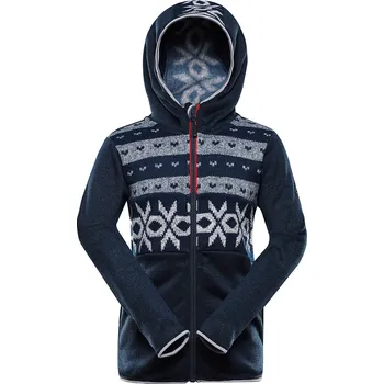 Dámský svetr ALPINE PRO - NORESO DĚTSKÝ HŘEJIVÝ SVETR S KAPUCÍ