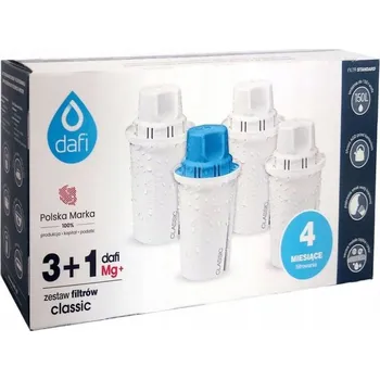 vodní filtr Filtrační vložka do filtrační konvice Dafi Classic, 4 ks