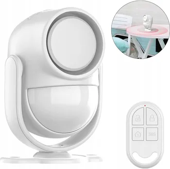 Pohybové čidlo ALARM - BEZDRÁTOVÝ SENZOR PROTI VLÁMÁNÍ NA DVEŘE A OKNA - UNIVERZÁLNÍ BÍLÝ